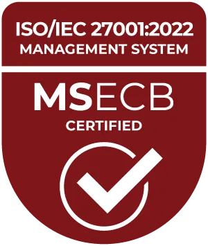 ISO/IEC 27001 certified